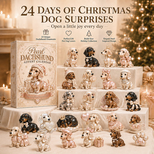 Pearl Dachshund Advent Calendar