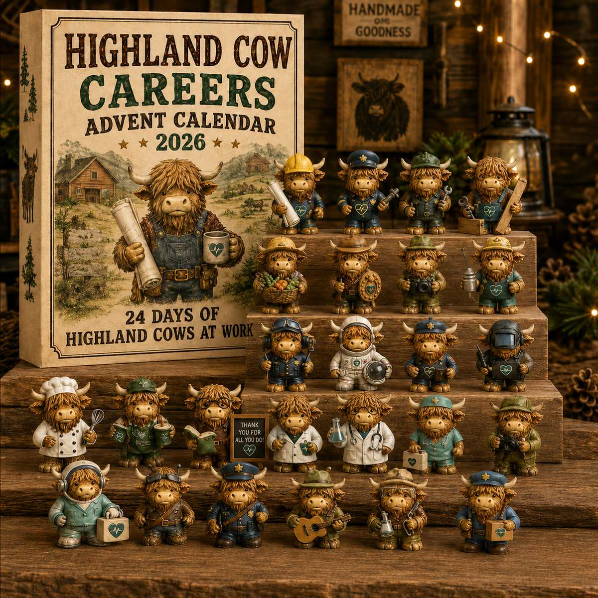 Highland Cow Careers Advent Calendar